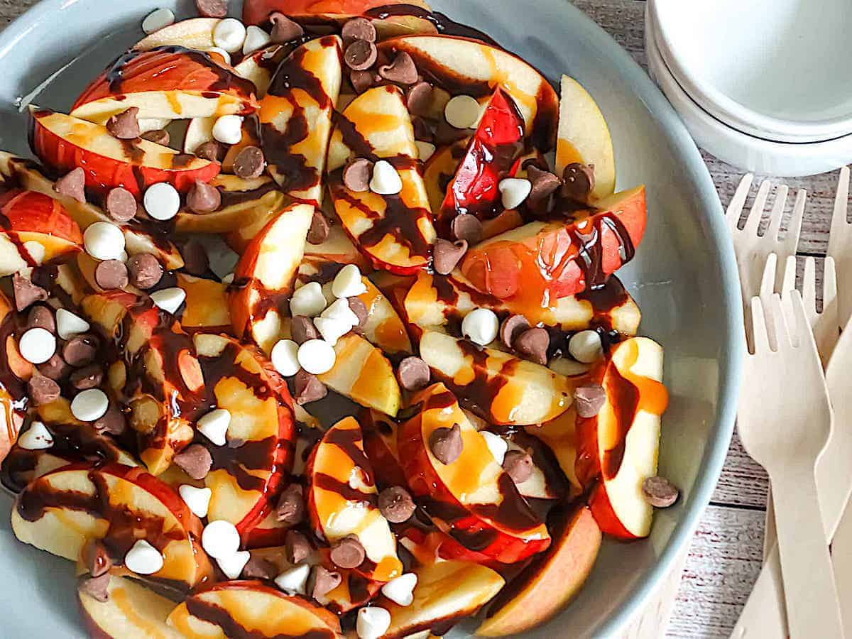 apple nachos