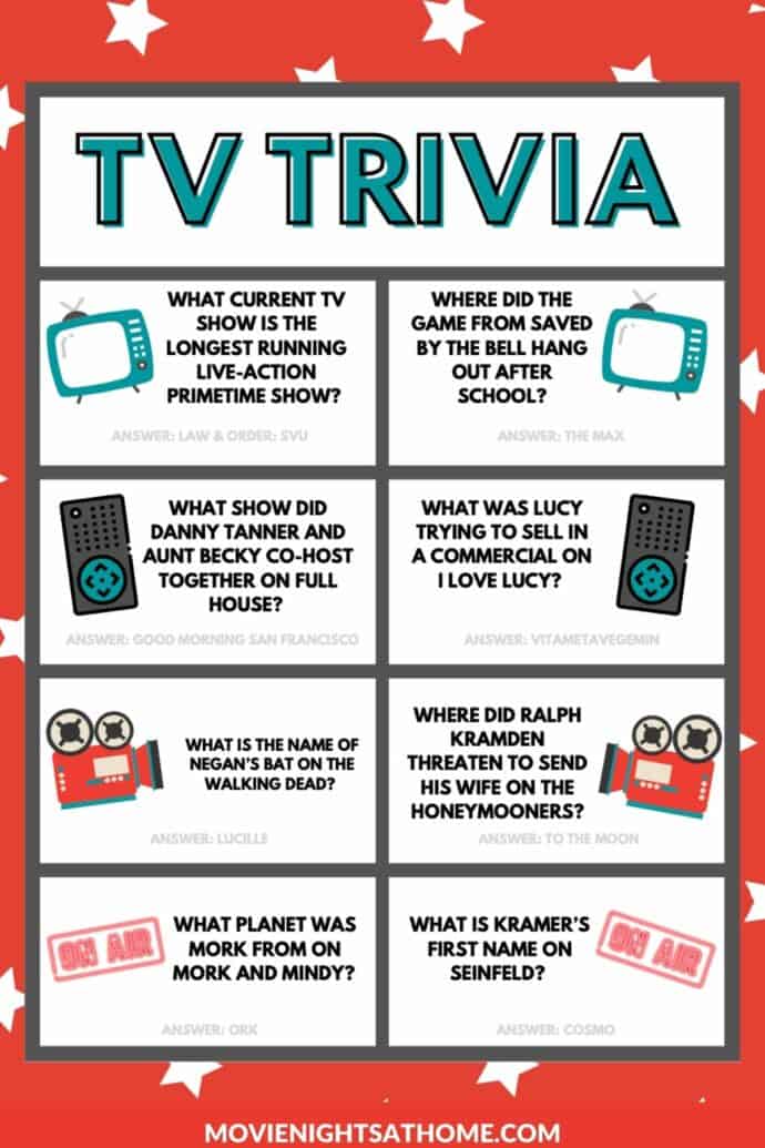Tv Questions 101 Popular TV Trivia Questions & Answers (Hard/Easy)